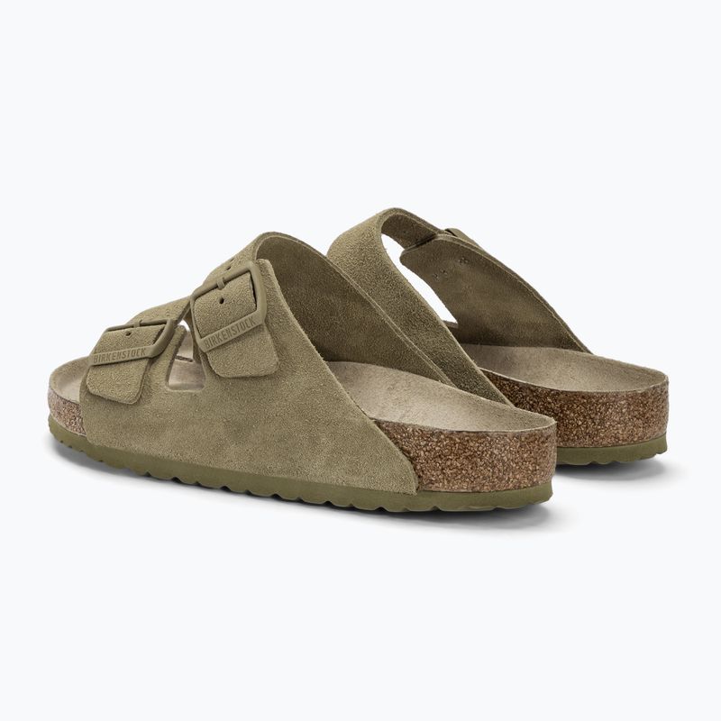 BIRKENSTOCK Arizona Suede Regular infradito color cachi sbiadito 3