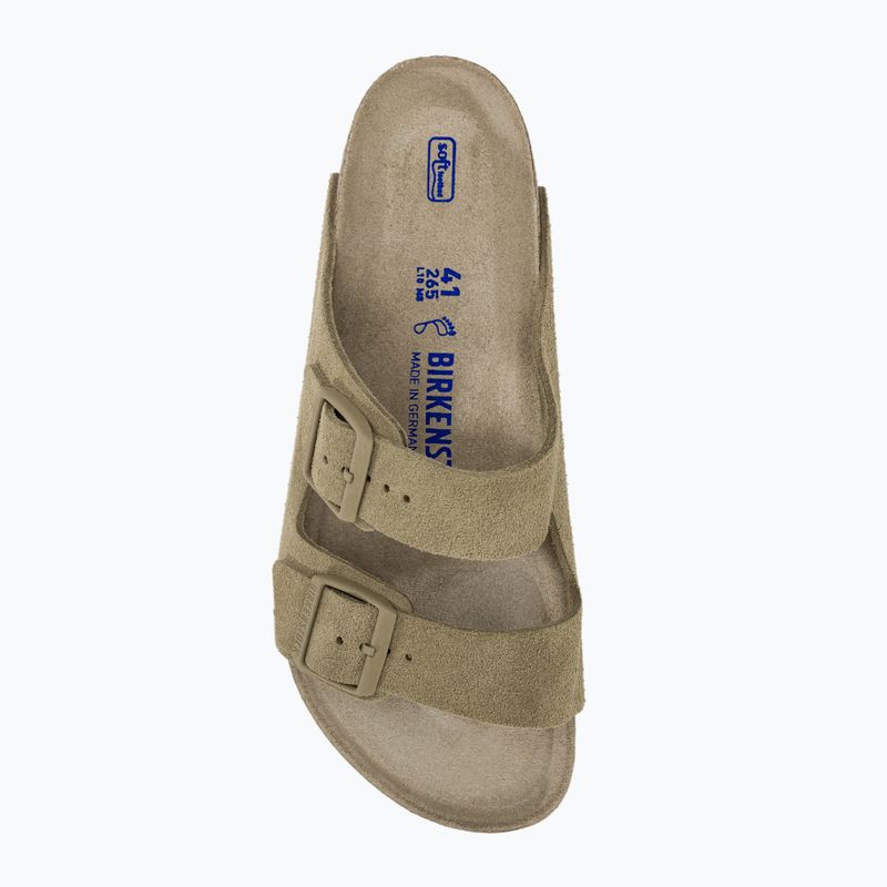 BIRKENSTOCK Arizona Suede Regular infradito color cachi sbiadito 6