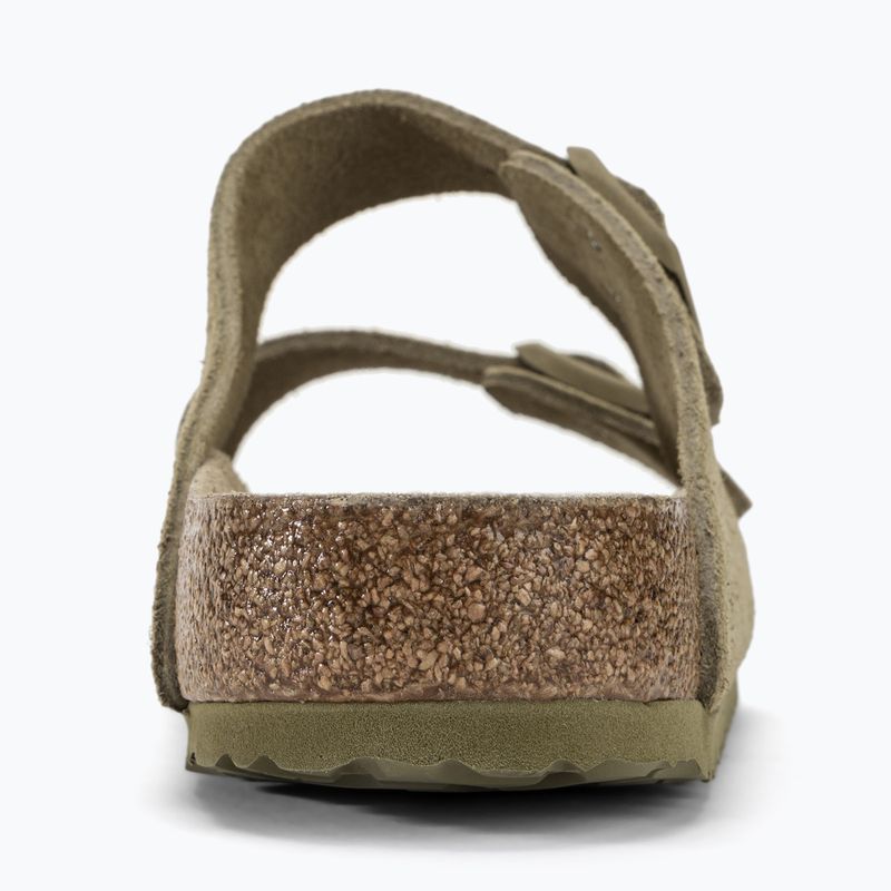 BIRKENSTOCK Arizona Suede Regular infradito color cachi sbiadito 7