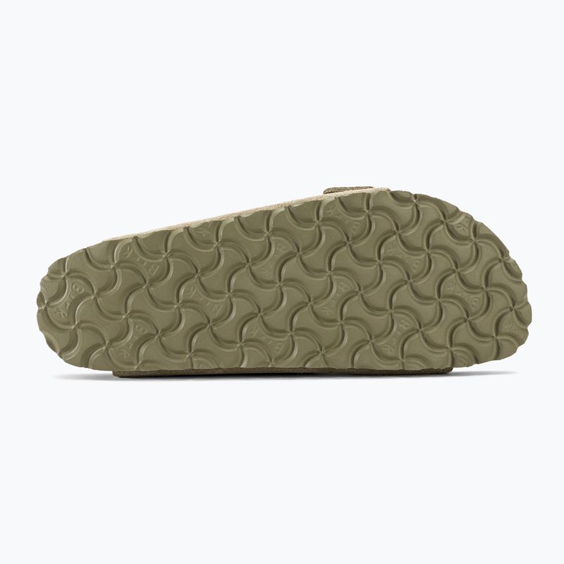 BIRKENSTOCK Arizona Suede Narrow infradito color cachi sbiadito 5