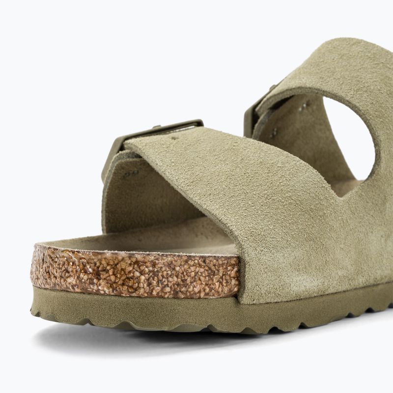 BIRKENSTOCK Arizona Suede Narrow infradito color cachi sbiadito 8
