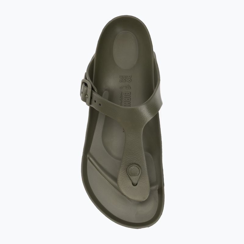 Infradito BIRKENSTOCK Gizeh EVA Regular color cachi 5