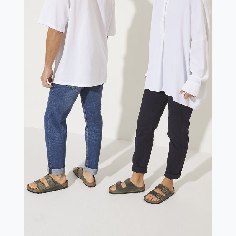 BIRKENSTOCK Arizona SFB LEOI Infradito regolare color kaki sbiadito 9