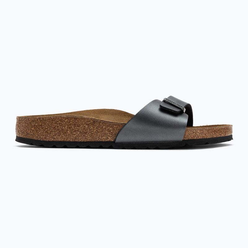 BIRKENSTOCK Madrid BF Narrow infradito nero metallizzato 2