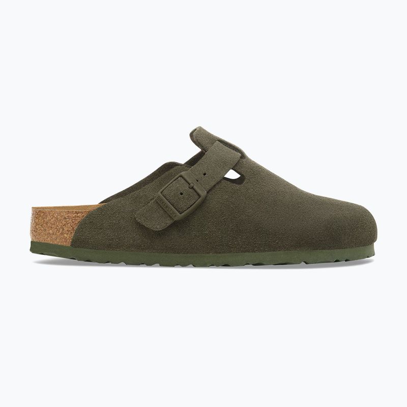 Ciabatte BIRKENSTOCK Boston Suede Leather thyme 2