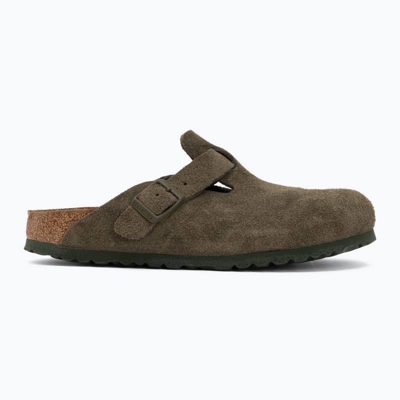 Ciabatte BIRKENSTOCK Boston Suede Leather thyme 2