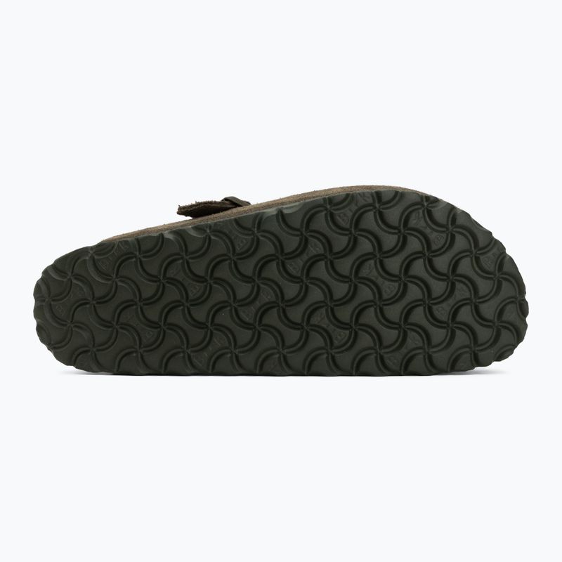 Ciabatte BIRKENSTOCK Boston Suede Leather thyme 4