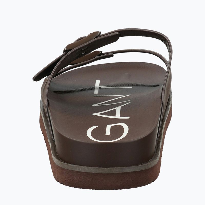 Ciabatte da uomo GANT Palbuddy dark brown 4