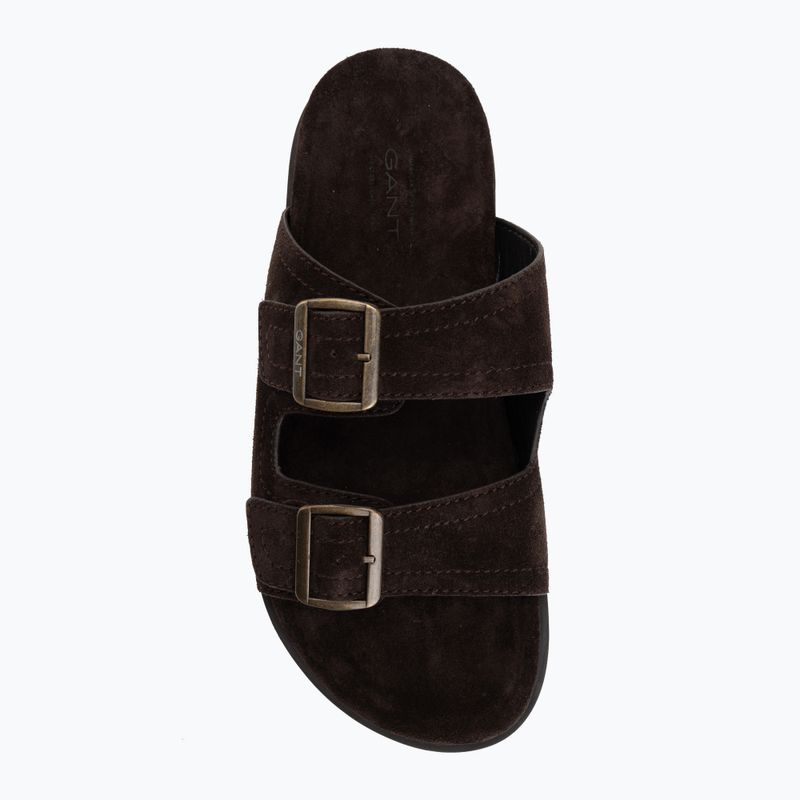 Ciabatte da uomo GANT Fairfo dark brown 5