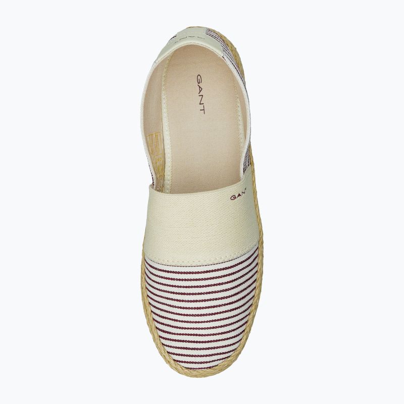 Espadrillas da donna GANT Raffiaville brown/cream 5