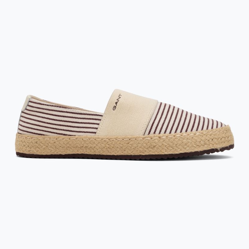 Espadrillas da donna GANT Raffiaville brown/cream 2