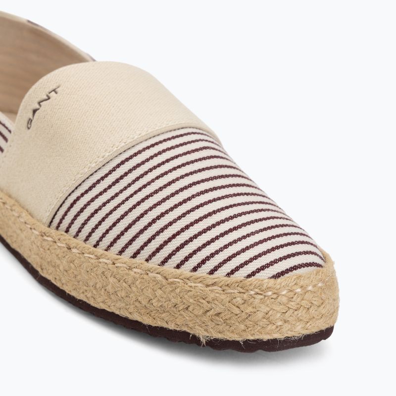 Espadrillas da donna GANT Raffiaville brown/cream 7