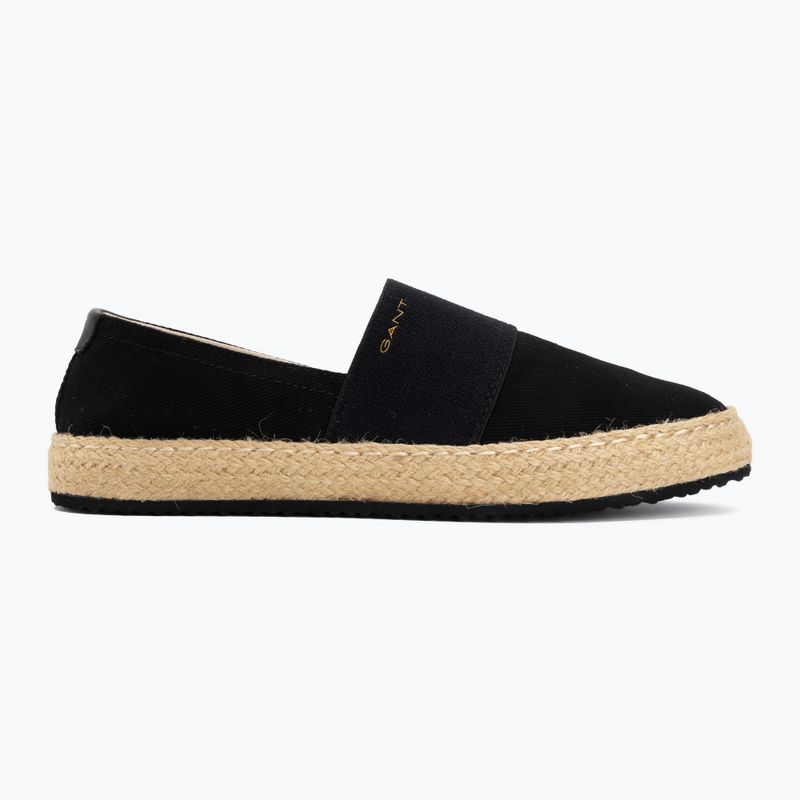 Espadrillas da donna GANT Raffiaville black 2