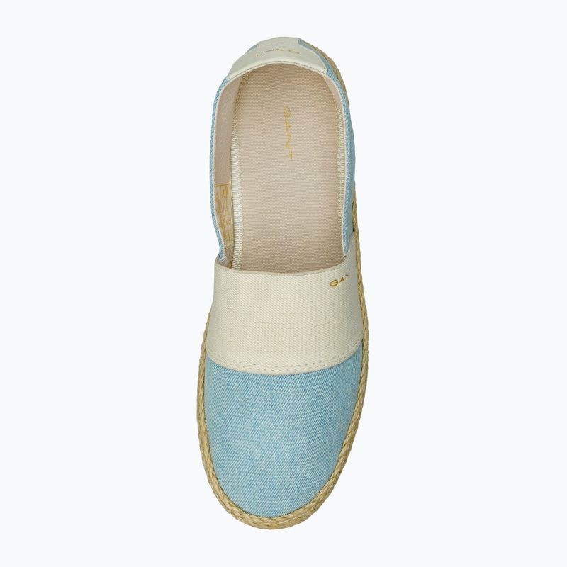 Espadrillas da donna GANT Raffiaville light blue/cream 5