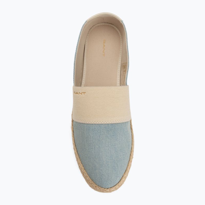 Espadrillas da donna GANT Raffiaville light blue/cream 5