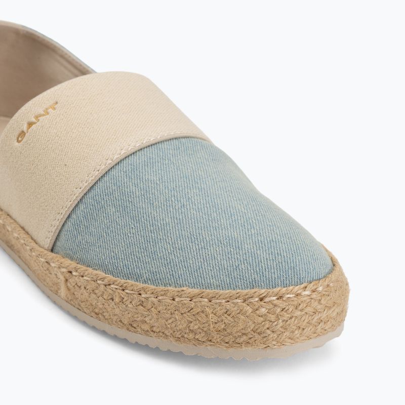 Espadrillas da donna GANT Raffiaville light blue/cream 7