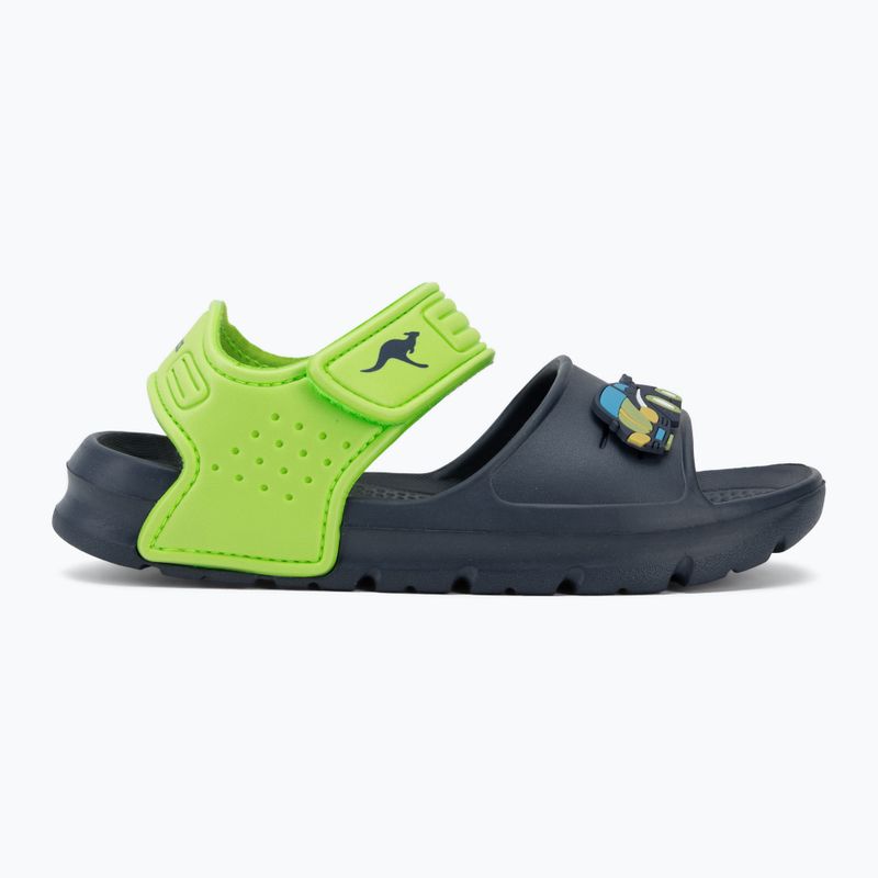 Sandali bambini Kangaroos KangaSwim II dark navy/lime 2
