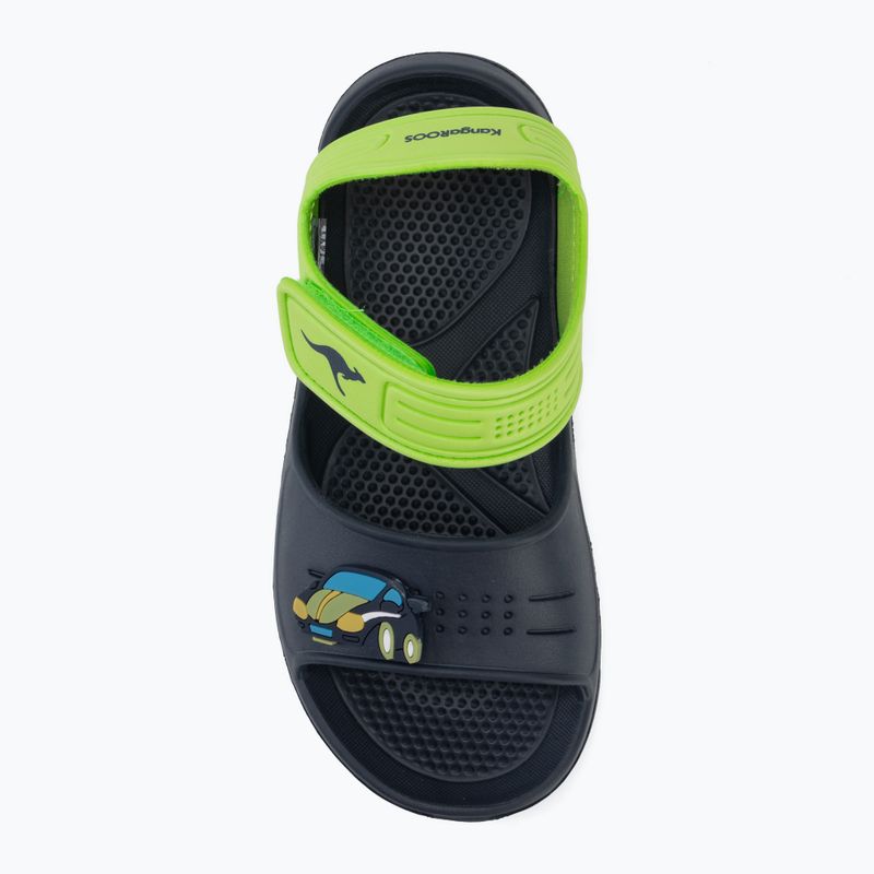 Sandali bambini Kangaroos KangaSwim II dark navy/lime 5