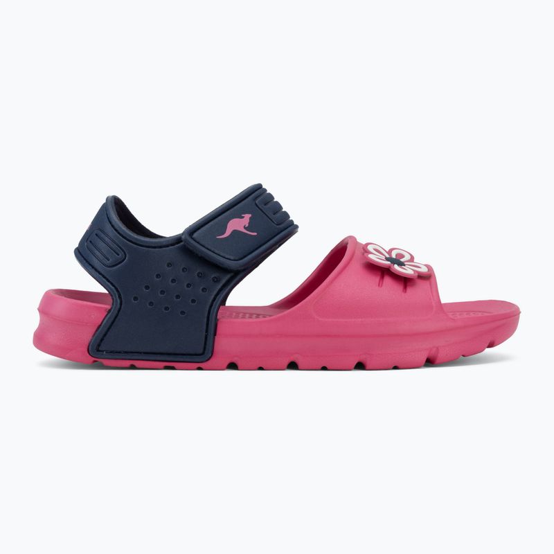 Sandali per bambini Kangaroos KangaSwim II daisy pink/dark navy 2