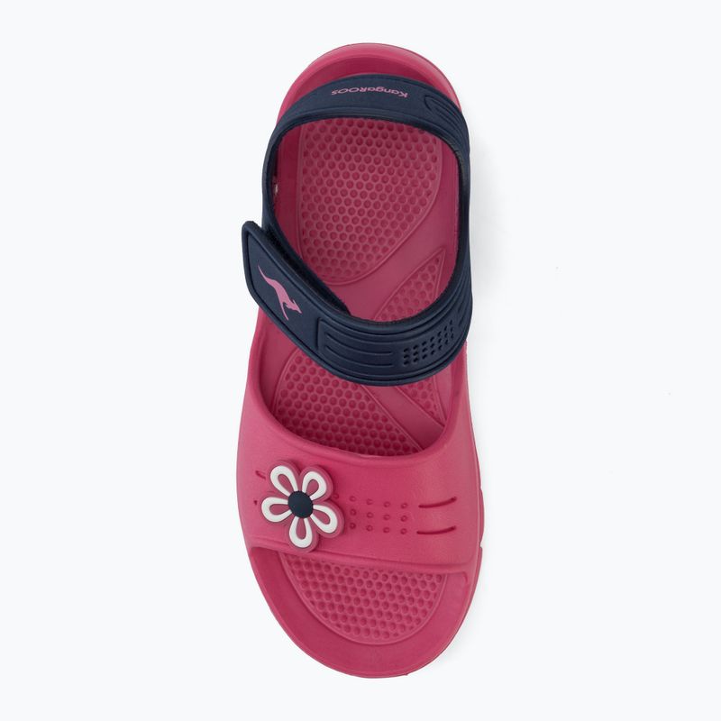 Sandali per bambini Kangaroos KangaSwim II daisy pink/dark navy 5