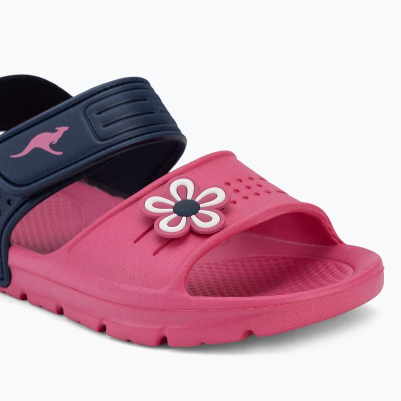 Sandali per bambini Kangaroos KangaSwim II daisy pink/dark navy 7