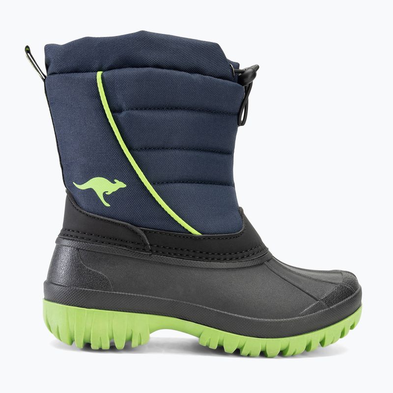 KangaROOS K-Ben junior stivali da neve dk navy / lime 2