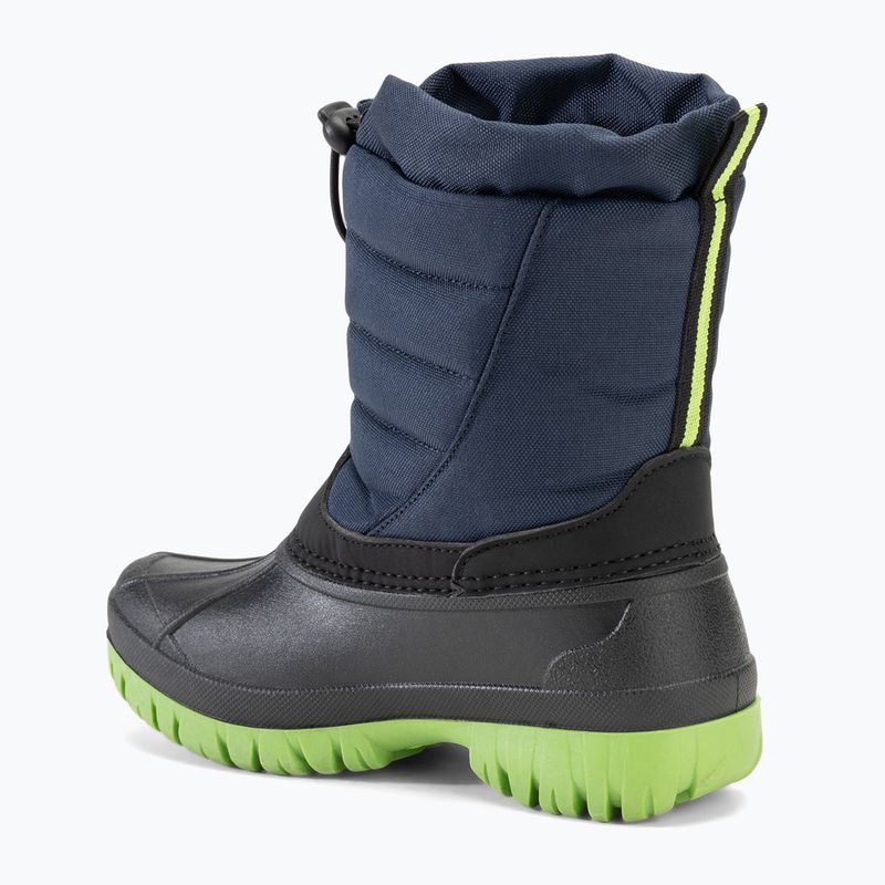 KangaROOS K-Ben junior stivali da neve dk navy / lime 3