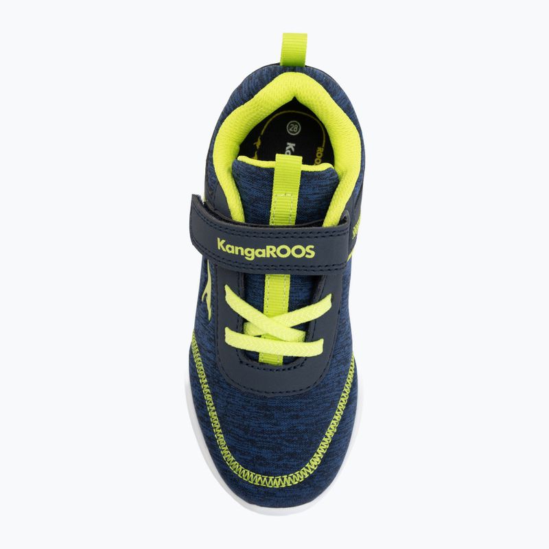 Scarpe per bambini KangaROOS KY-Chummy EV dark navy/lime 5