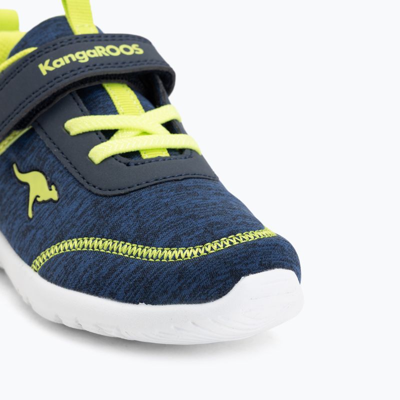 Scarpe per bambini KangaROOS KY-Chummy EV dark navy/lime 7