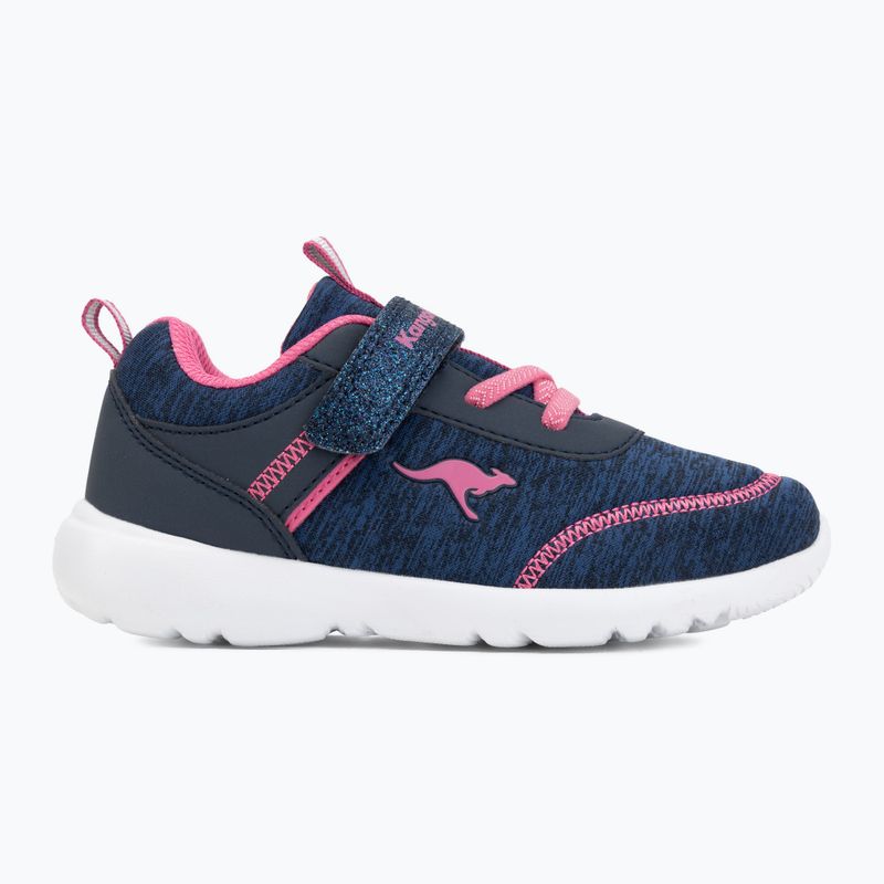 Scarpe per bambini KangaROOS KY-Chummy EV dark navy/fandango pink 2