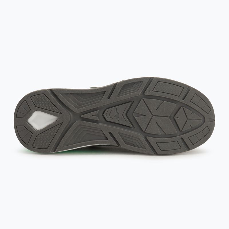 KangaROOS KD-Gym EV scarpe da bambino grigio vapore/verde neon 4