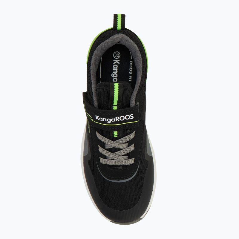 KangaROOS KD-Gym EV scarpe da bambino nero/giallo neon 5
