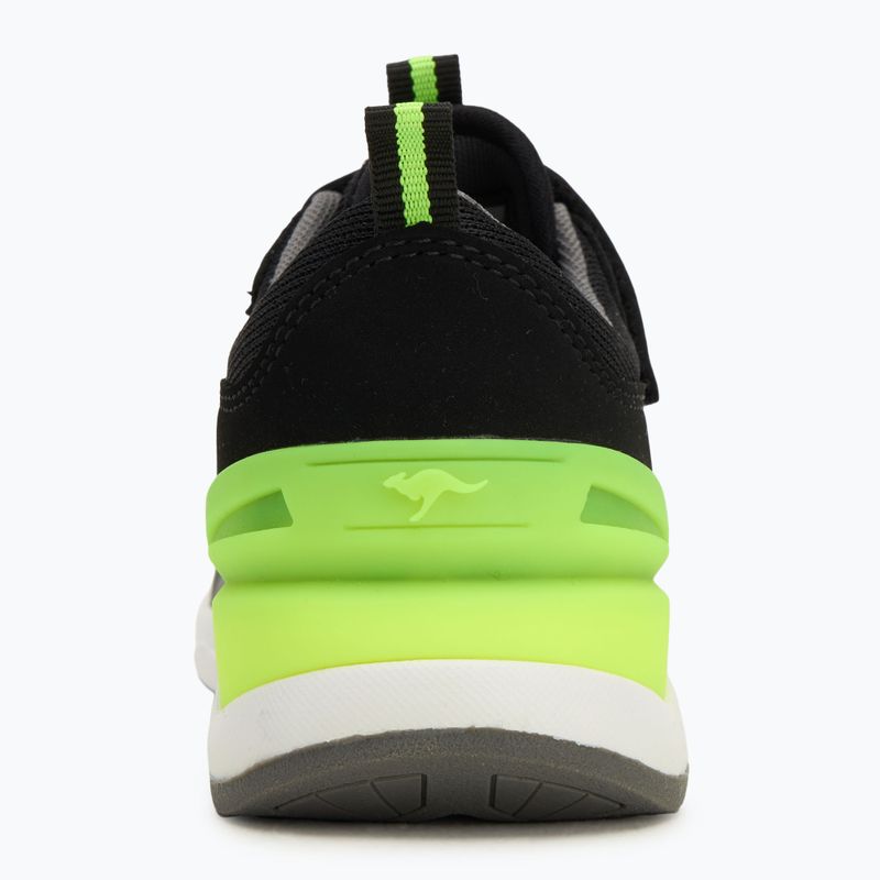 KangaROOS KD-Gym EV scarpe da bambino nero/giallo neon 6