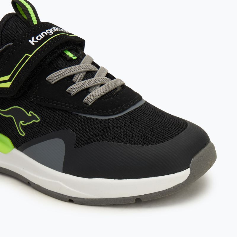 KangaROOS KD-Gym EV scarpe da bambino nero/giallo neon 7
