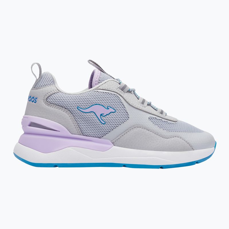 KangaROOS KD-Road scarpe da bambino grigio vapore/lavanda 8