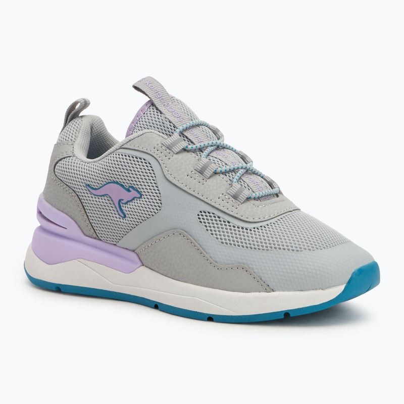 KangaROOS KD-Road scarpe da bambino grigio vapore/lavanda