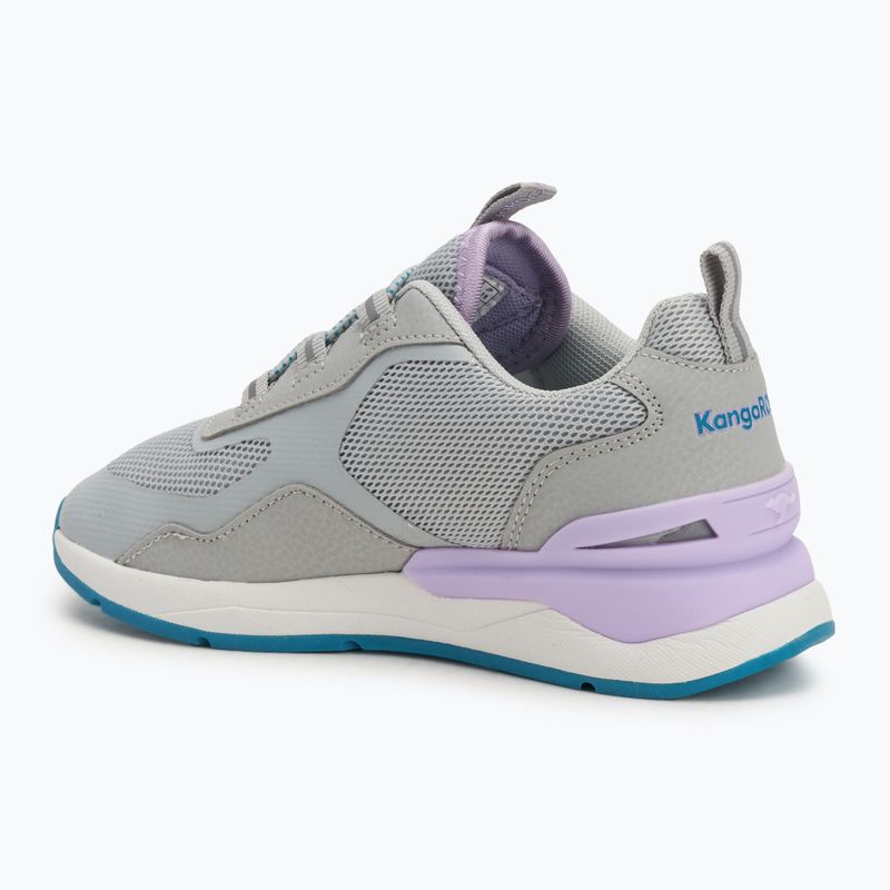 KangaROOS KD-Road scarpe da bambino grigio vapore/lavanda 3