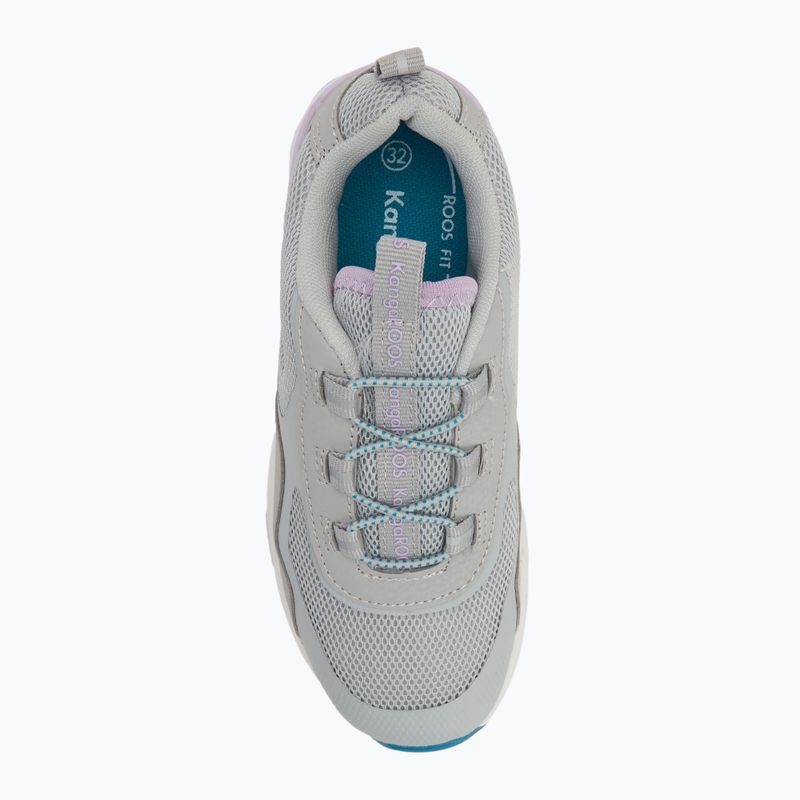 KangaROOS KD-Road scarpe da bambino grigio vapore/lavanda 5