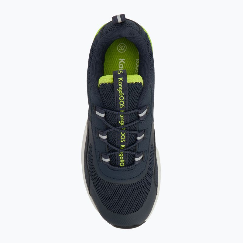 KangaROOS KD-Road scarpe da bambino dark navy/lime 5