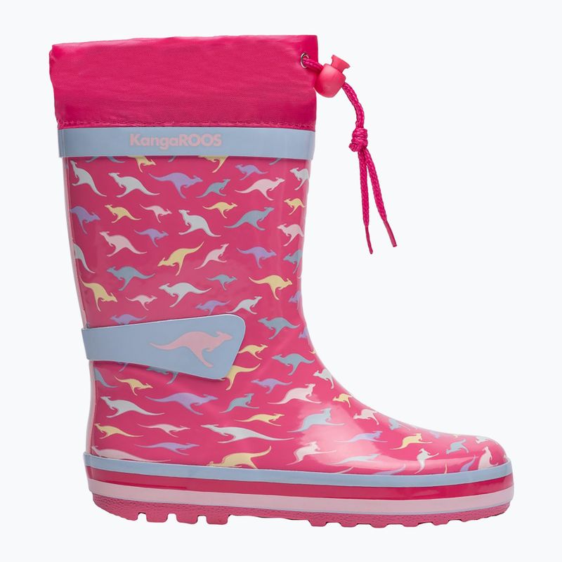 KangaROOS K-Summerrain, calzettoni per bambini rosa fandago/canguro