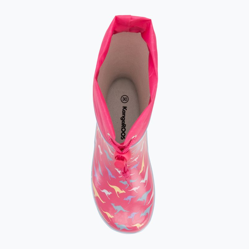 KangaROOS K-Summerrain, calzettoni per bambini rosa fandago/canguro 5