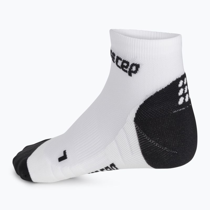 CEP Calzini da corsa a compressione da uomo Low-Cut 3.0 Bianco WP5A8X2 2