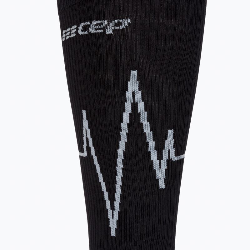 CEP Heartbeat calze da corsa a compressione da donna, nero WP20KC3 3