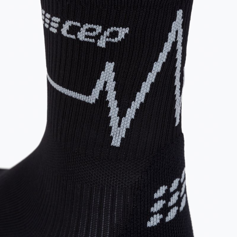 CEP Heartbeat calze da corsa a compressione da donna nero WP2CKC2 3
