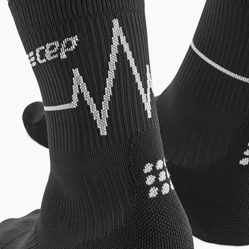 CEP Heartbeat calze da corsa a compressione da donna nero WP2CKC2 6