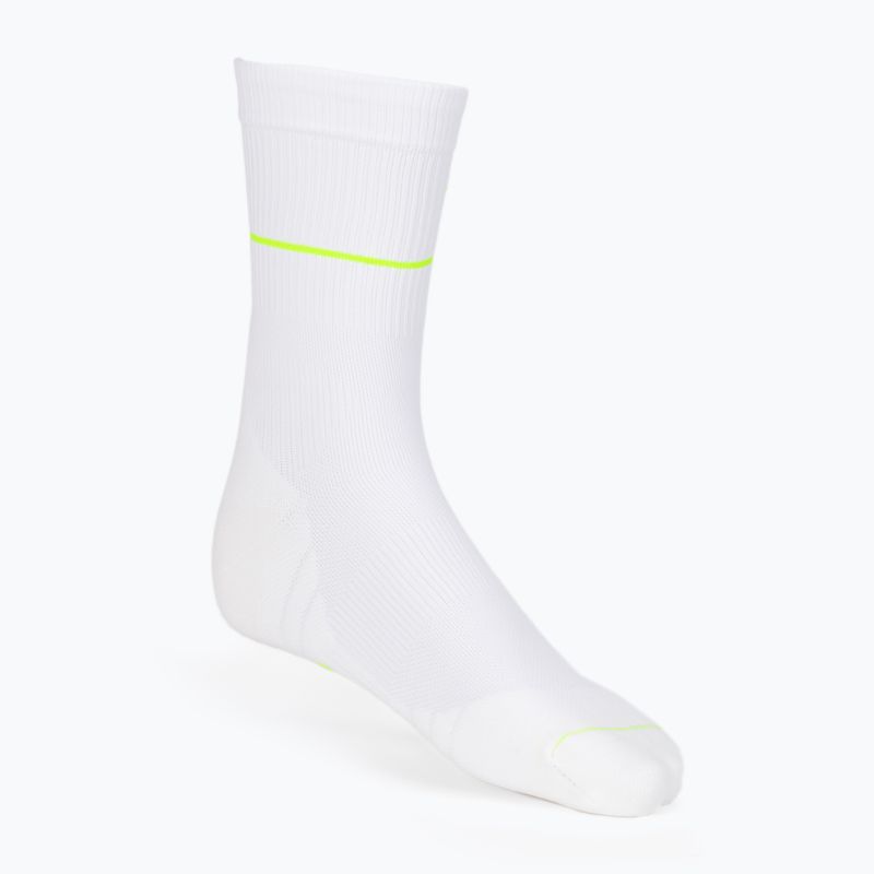 CEP Heartbeat calze da corsa a compressione da uomo, bianco WP3CPC2
