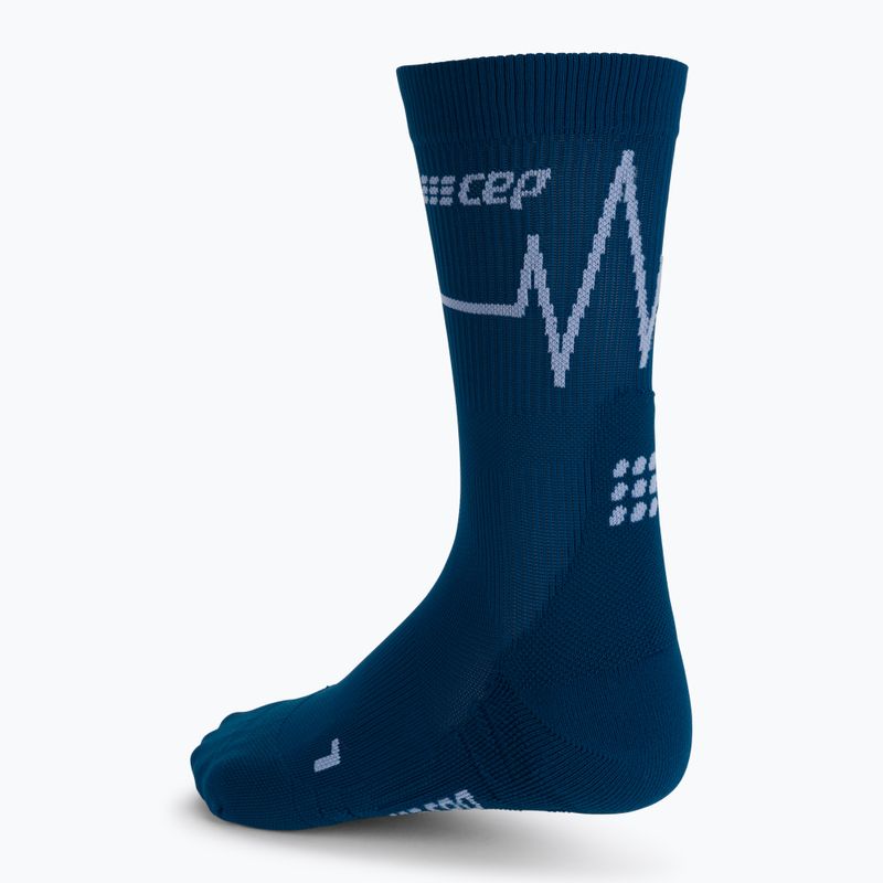 CEP Heartbeat calze da corsa a compressione da uomo blu WP3CNC2 2