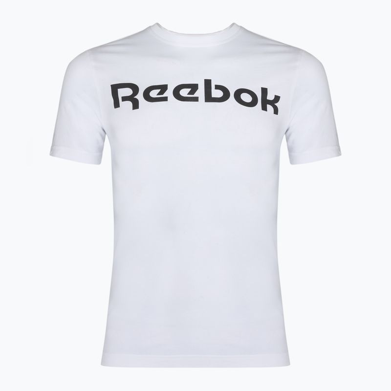 Uomo Reebok Gs Linear Read Tee bianco