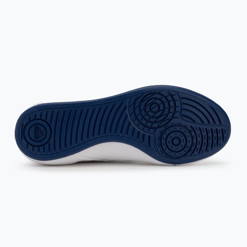 adidas Havoc bambini wrestling scarpe bianco blu rosso 4