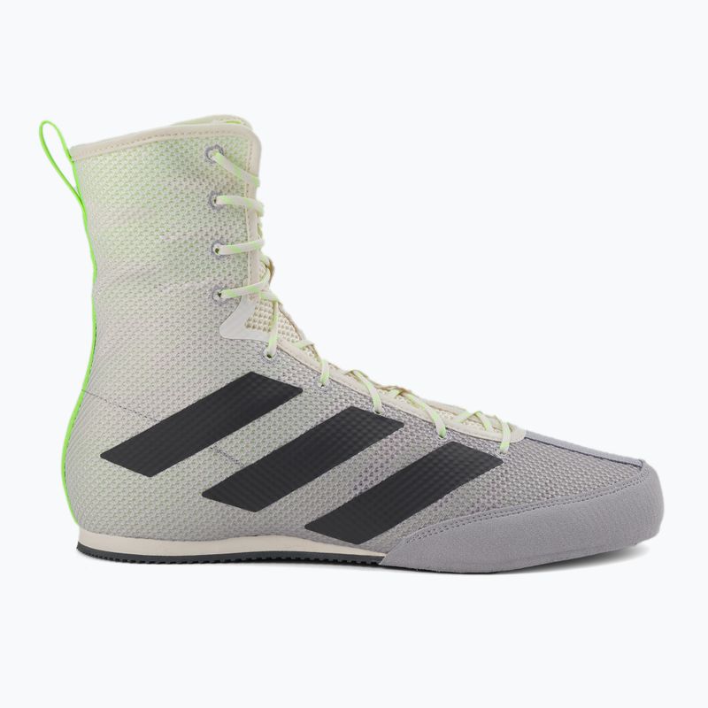 adidas Box Hog 3 scarpe da boxe grigio FV6584 2